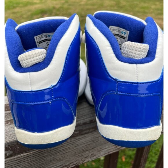 Jump99 Plyometric Vertical Jump Training Shoes Sneakers Mens Size 11 White Blue - Picture 6 of 9